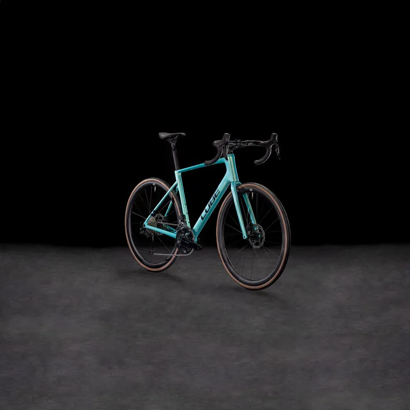 Cube Attain c:62 SLX Road Bike 2025 in Lagoon black-2