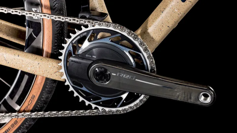 Cube Nuroad c:62 SLT Gravel Bike 2025 in Mineral Grit/Black-6