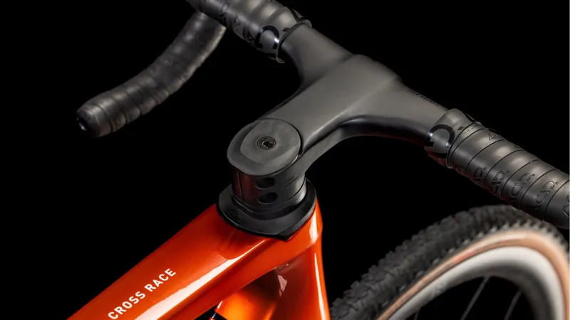 Cube Cross Race C:62 SLX 2025 Cyclocross Bike 2025 in Electric Orange/White-2