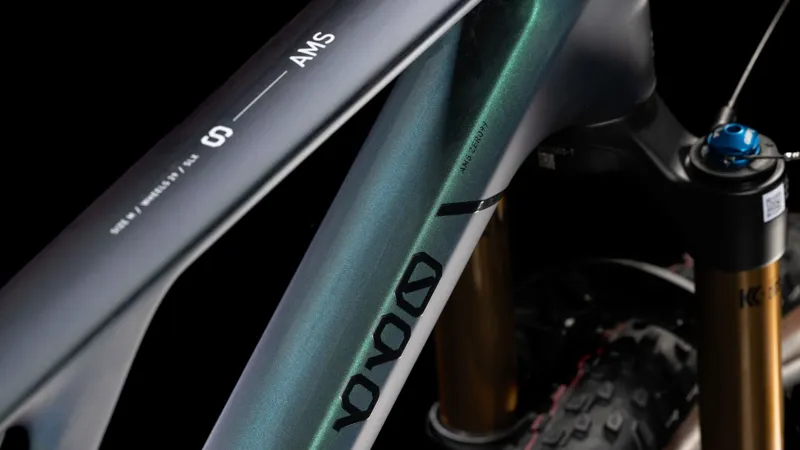 Cube AMS Zero99 c:68x SLX 29 Full Suspension Mountain Bike 2026 in Liquid Goblin/White-2