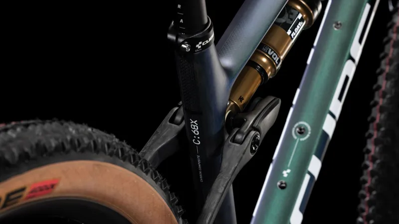 Cube AMS Zero99 c:68x SLX 29 Full Suspension Mountain Bike 2026 in Liquid Goblin/White-3