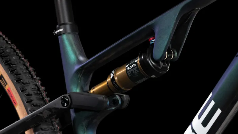 Cube AMS Zero99 c:68x SLX 29 Full Suspension Mountain Bike 2026 in Liquid Goblin/White-4