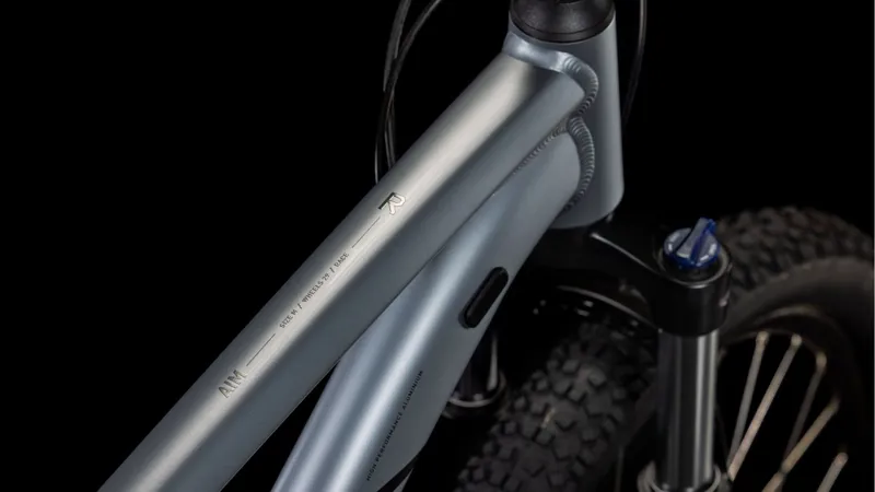 Cube Aim Race Hardtail Mountain Bike 2025 in Grey black-3