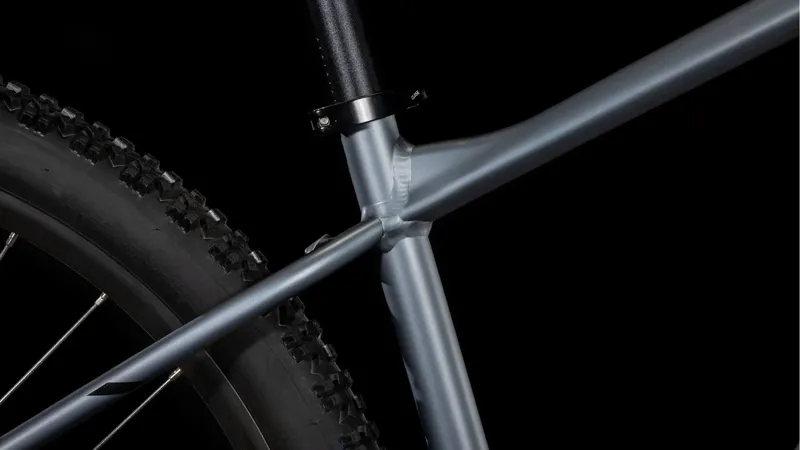 Cube Aim Race Hardtail Mountain Bike 2025 in Grey black-5