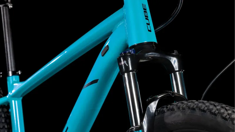 Cube Aim Race Hardtail Mountain Bike 2025 in Swimming pool black-5