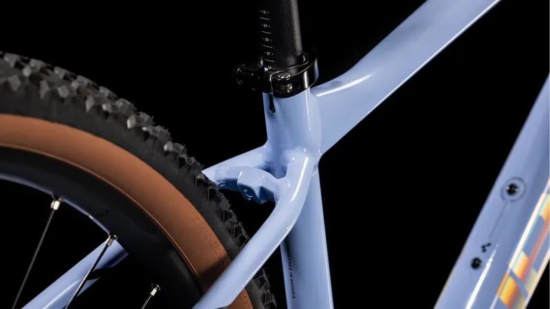 Cube Aim SLX Hardtail Mountain Bike 2025 in Blue blossom-3