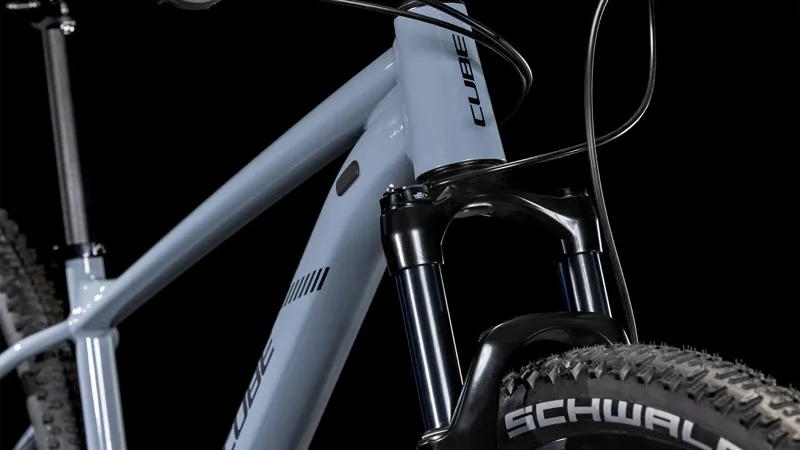 Cube Reaction Pro Hardtail Mountain Bike 2025 in Smoke Black-6