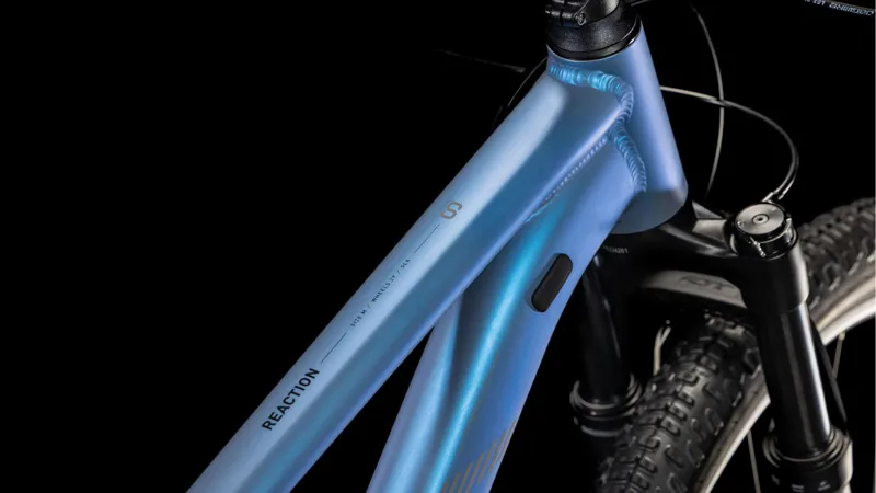 Cube Reaction SLX Hardtail Mountain Bike 2025 in haze blue reflect-1