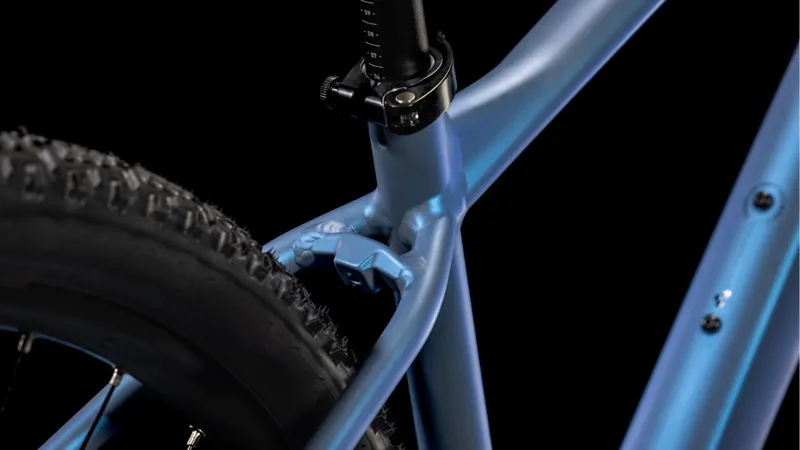 Cube Reaction SLX Hardtail Mountain Bike 2025 in haze blue reflect-2