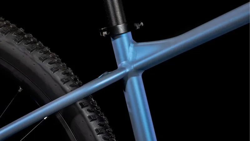 Cube Reaction SLX Hardtail Mountain Bike 2025 in haze blue reflect-5