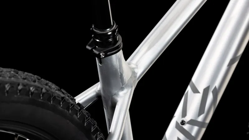 Cube Reaction TM Pro Trail Hardtail Mountain Bike 2025 in Rawmetal/Reflect-2