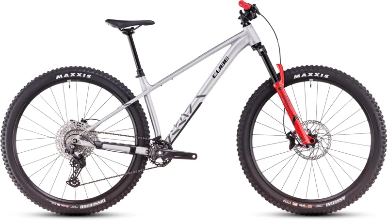 Cube Reaction TM Pro Trail Hardtail Mountain Bike 2025 in Rawmetal/Reflect