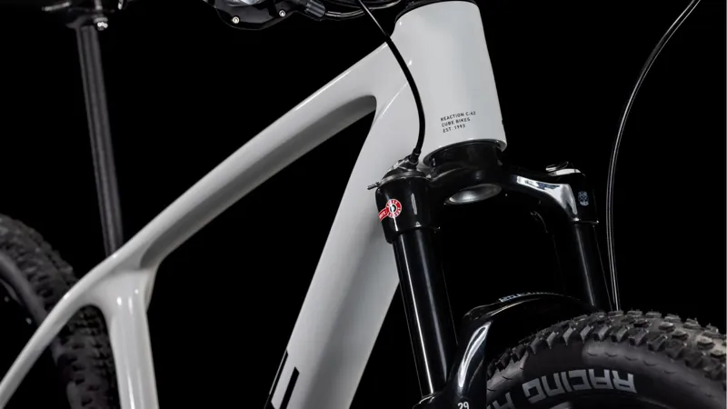 Cube Reaction C:62 One Hardtail Mountain Bike 2025 in Cotton/White-5