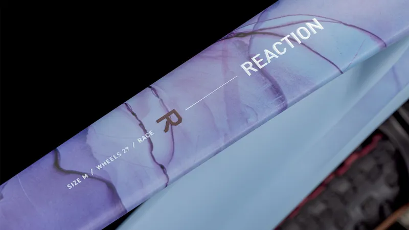 Cube Reaction c:62 Race Carbon Hardtail Mountain Bike 2025 in Pidgeon Blue art-4