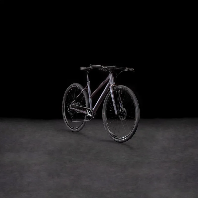 Cube Nulane One Hybrid Bike 2025 in Mineral Grey black Trapeze-1