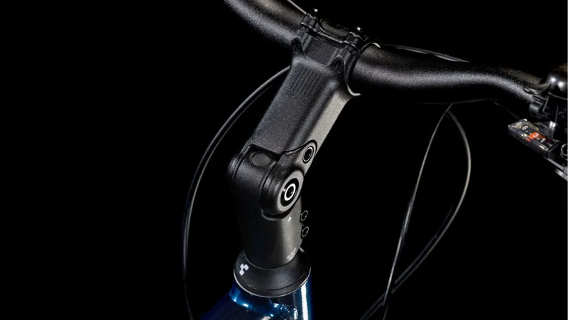 Cube Touring One Hybrid Bike 2025 in Deep sea black chrome Trapeze-2