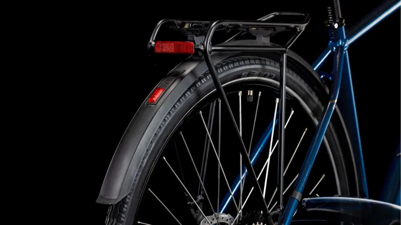 Cube Touring One Hybrid Bike 2025 in Deep sea black chrome Trapeze-3