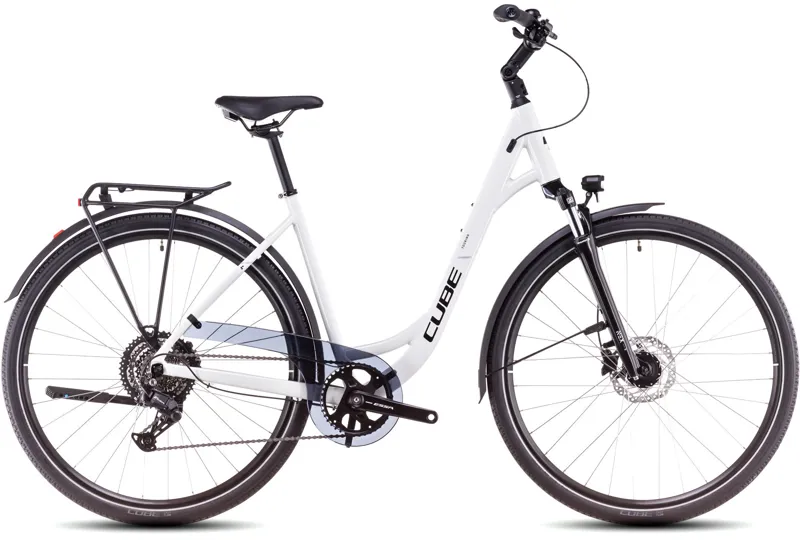 Cube Touring One Trekking Hybrid Bike 2025 in Cotton/Black-2