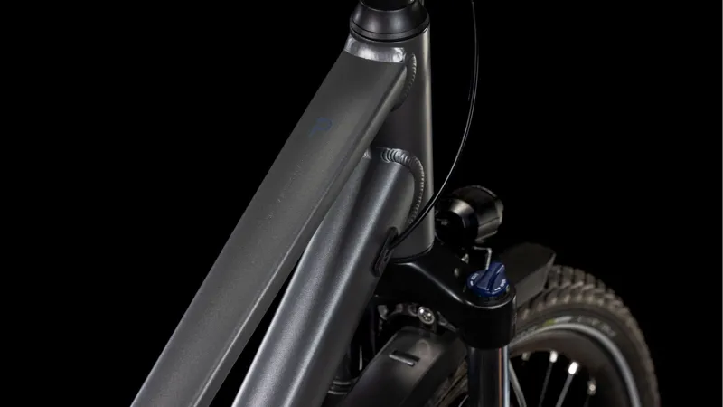 Cube Touring Pro Hybrid Bike 2025 in Slab Grey and Metal-2