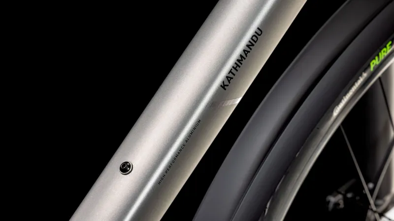 Cube Kathmandu Exc Hybrid Bike 2025 in Grey Black-3