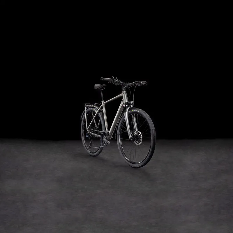 Cube Kathmandu Exc Hybrid Bike 2025 in Grey Black-1