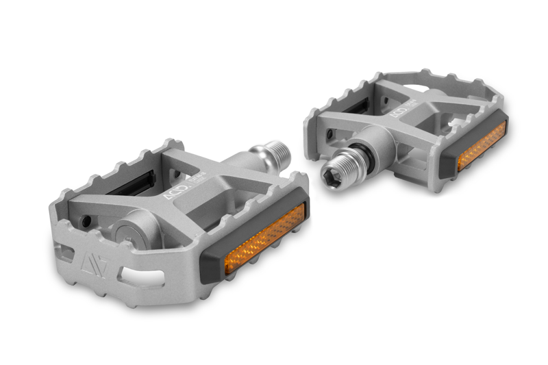 ACID A8-IB Classic flat Pedals in Silver-1