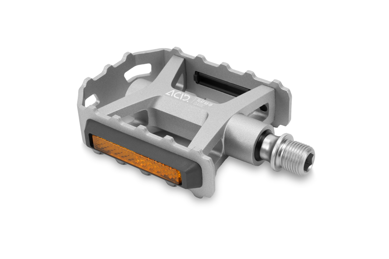 ACID A8-IB Classic flat Pedals in Silver-2