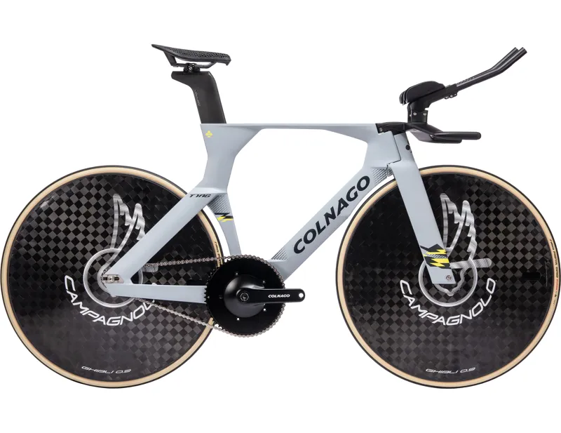 Colnago T1RS Disc 2026 Carbon Track Bike Pursuit Aero Bar Campag in Grey