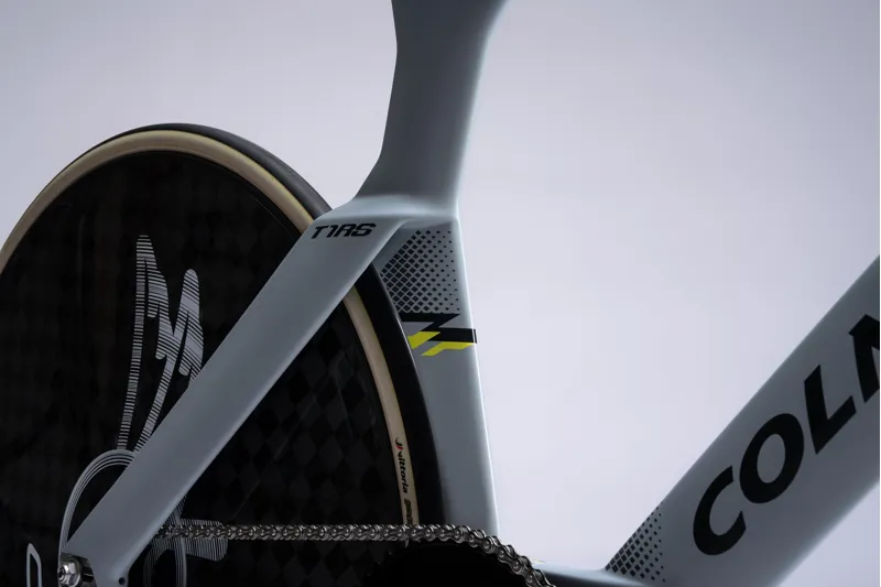 Colnago T1RS Disc 2026 Carbon Track Bike Pursuit Aero Bar Campag in Grey-12