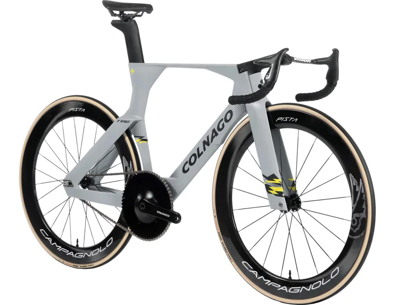 Colnago T1RS Disc 2026 Carbon Track Bike Sprint Drop Bar Campag in Grey-1