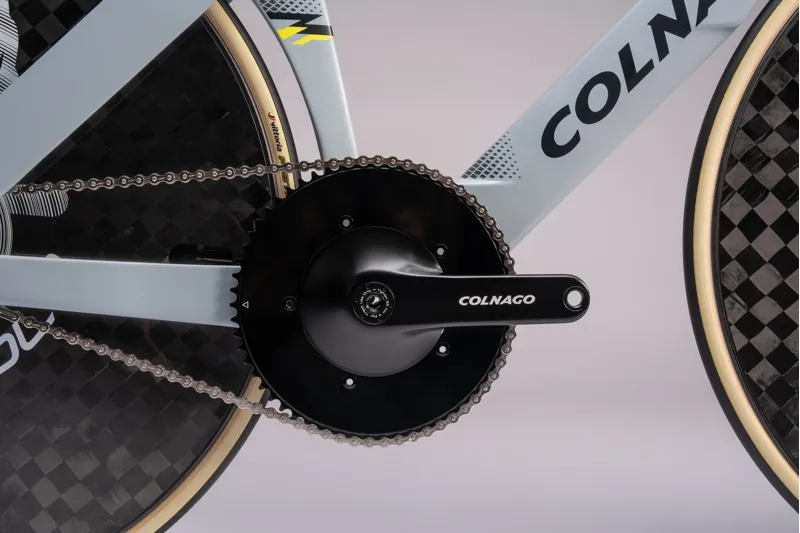 Colnago T1RS Disc 2026 Carbon Track Bike Sprint Drop Bar Campag in Grey-8