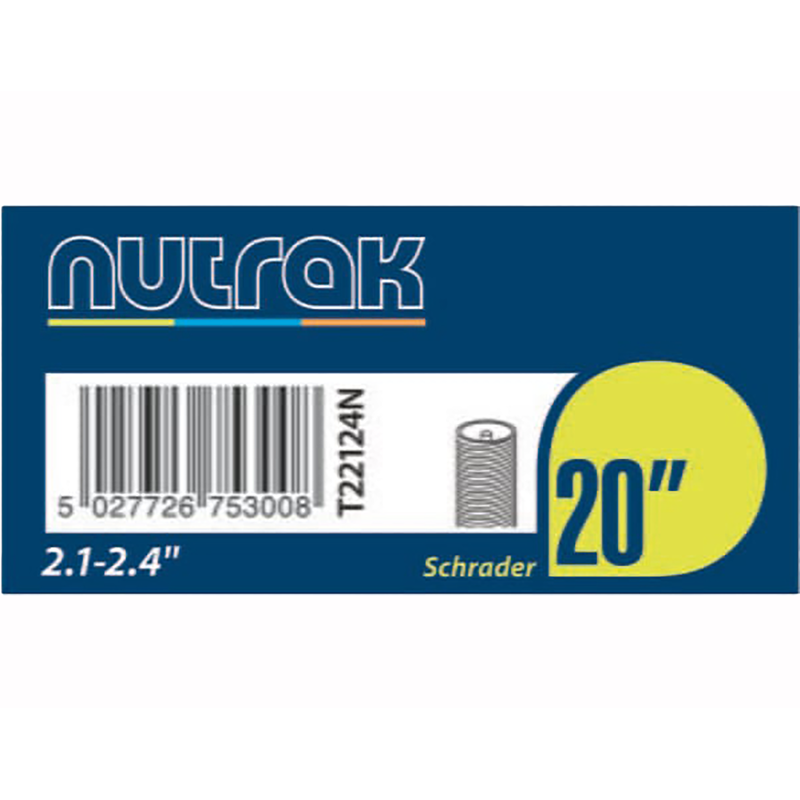 Balfes Bikes Nutrak 20 x 2.1 - 2.4 inch Schrader Valve Inner Tube | Free postage over £30, £10 off first order, price match & 0% finance.