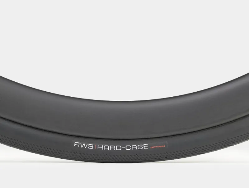 Bontrager AW3 Hard-Case Road Tyre 700x25c in Black-2