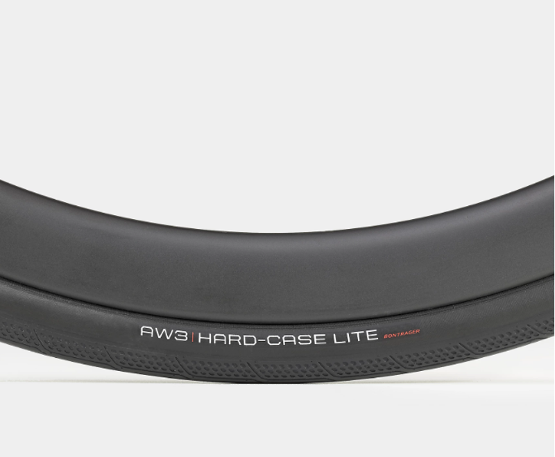 Bontrager AW3 Hard-Case Lite Road Tyre 700c x 25mm in Black-2