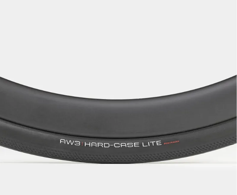 Bontrager AW3 Hard-Case Lite Road Tyre 700c x 38mm in Black-2
