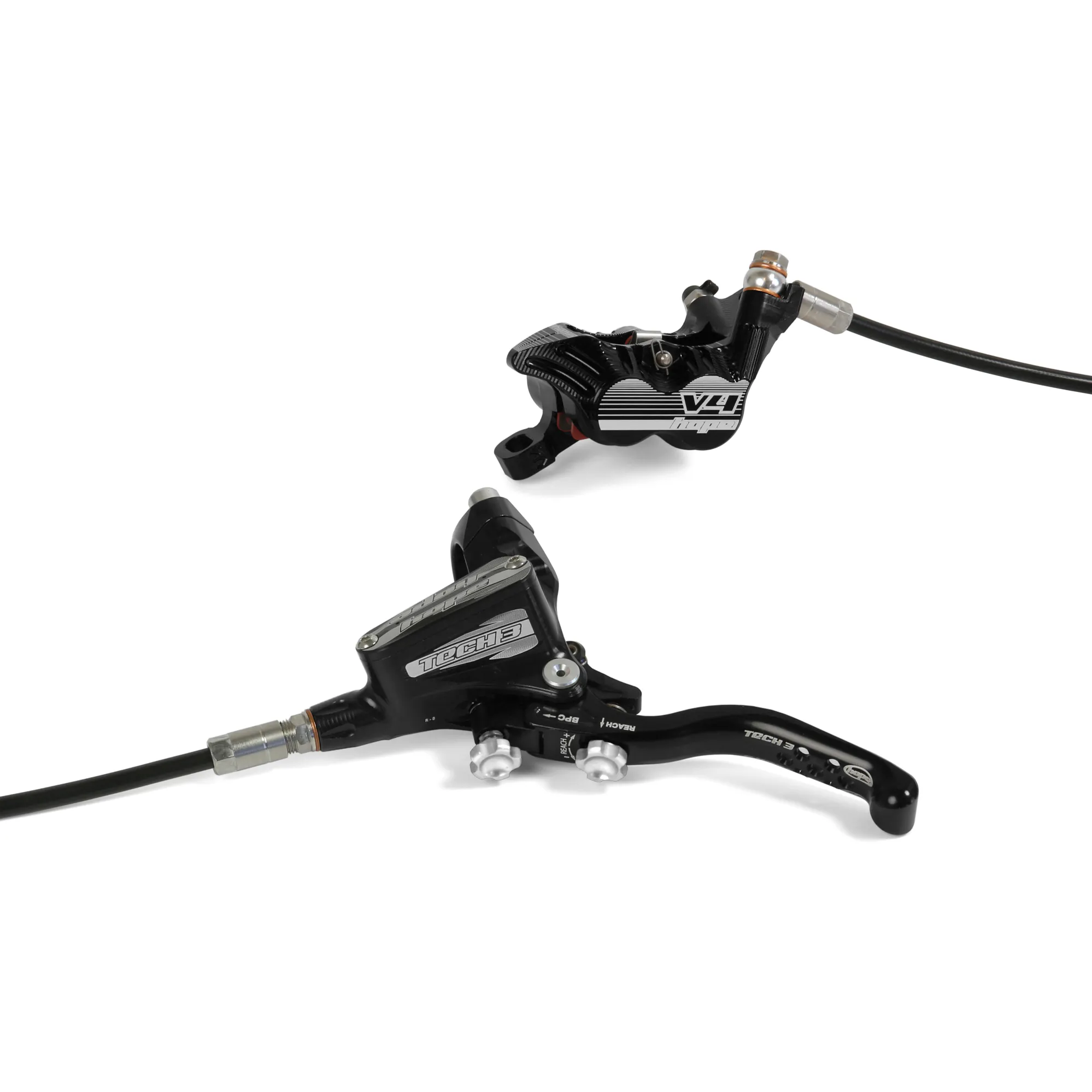 Hope Tech V4 Front Disc Brake in Black