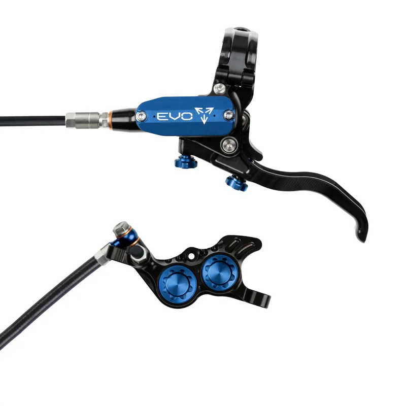 Hope Brake EVO GR4 - No Rotor - Left Hand in Black/Blue