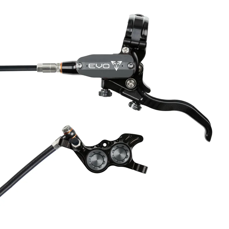 Hope Brake EVO GR4 - No Rotor - Right Hand in Black/Smoke