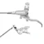 Hope Brake EVO GR4 - No Rotor - BRAIDED - Right Hand in Silver/Silver