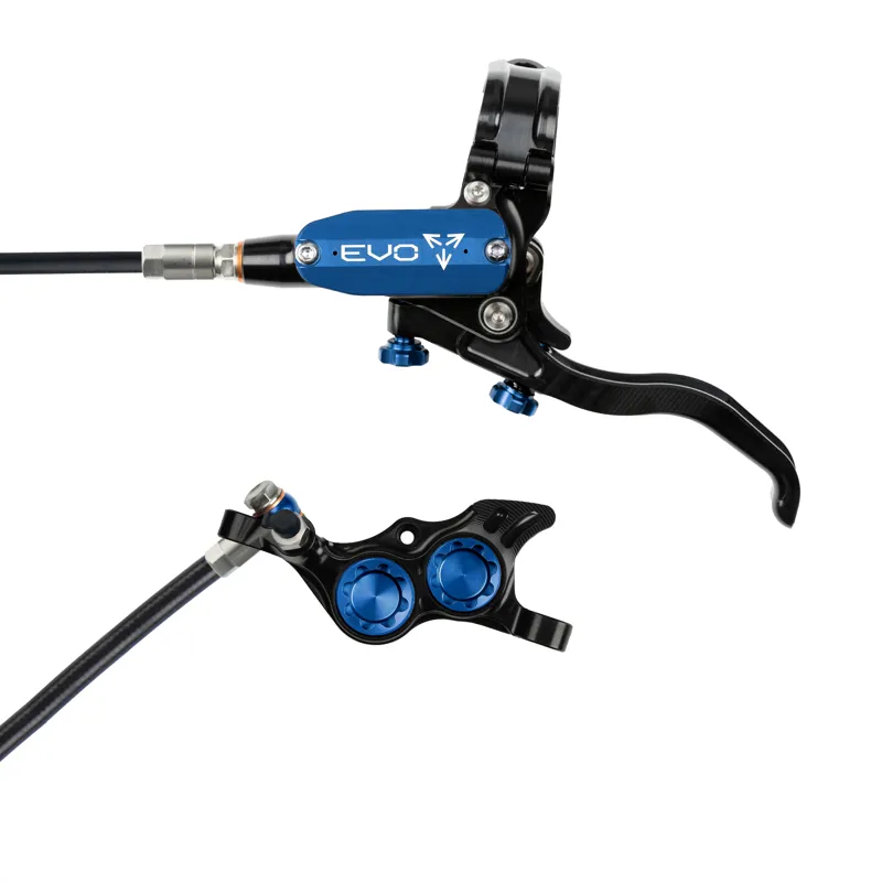Hope Brake EVO TR4 - No Rotor - Right Hand in Black/Blue