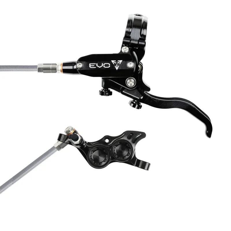 Balfes Bikes Hope Brake EVO TR4 - No Rotor -  BRAIDED - Right Hand in Black/Black | Free postage over £30, £10 off first order, price match & 0% finance.