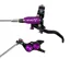 Hope Brake EVO TR4 - No Rotor -  BRAIDED - Left Hand in Black/Purple