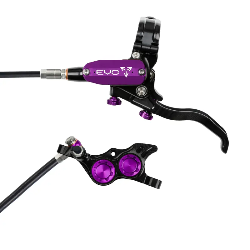 Balfes Bikes Hope Brake EVO TR4 - No Rotor - Left Hand in Black/Purple | Free postage over £30, £10 off first order, price match & 0% finance.