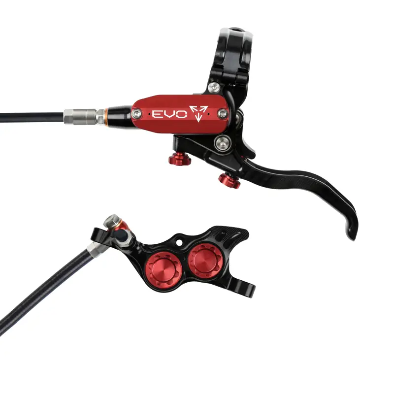 Balfes Bikes Hope Brake EVO TR4 - No Rotor - Left Hand in Black/Red | Free postage over £30, £10 off first order, price match & 0% finance.
