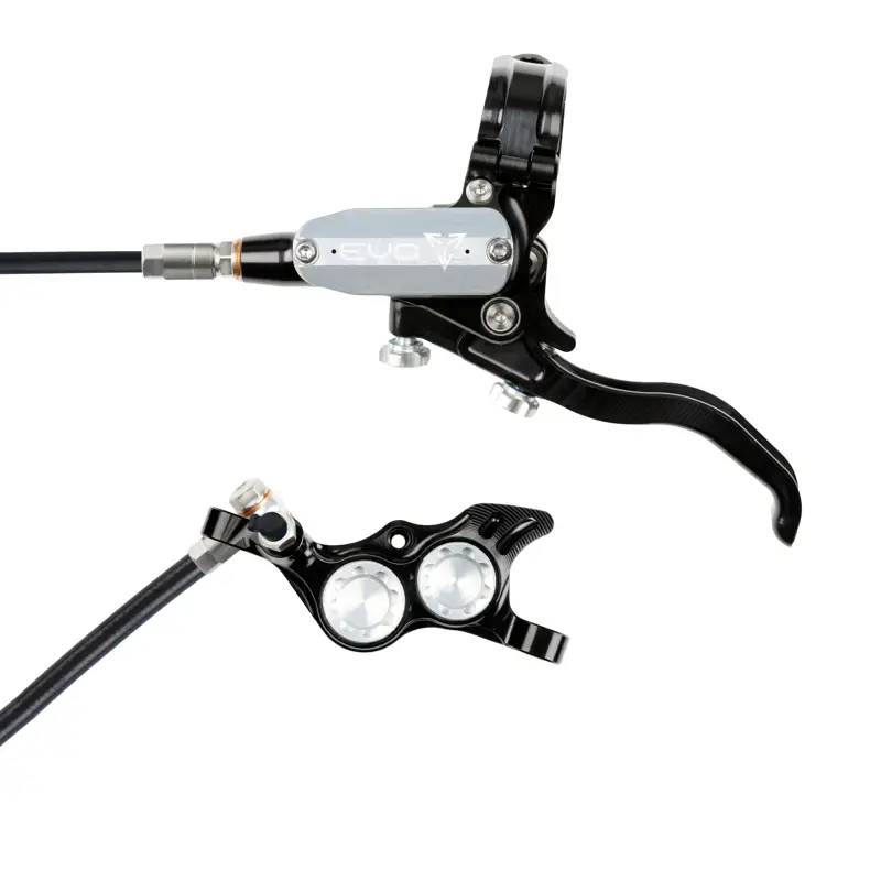Balfes Bikes Hope Brake EVO TR4 - No Rotor - Right Hand in Black/Silver | Free postage over £30, £10 off first order, price match & 0% finance.