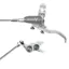 Hope Brake EVO TR4 - No Rotor -  BRAIDED - Left Hand in Silver/Smoke
