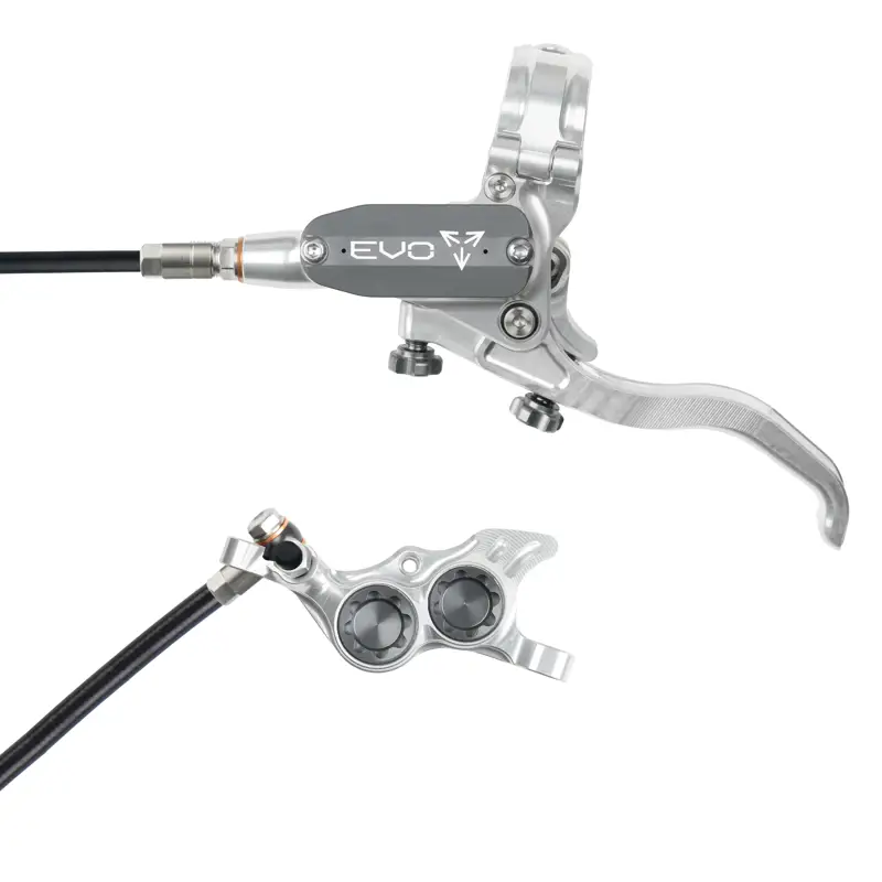 Balfes Bikes Hope Brake EVO TR4 - No Rotor - Right Hand in Silver/Smoke | Free postage over £30, £10 off first order, price match & 0% finance.