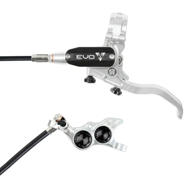 Balfes Bikes Hope Brake EVO TR4 - No Rotor - Left Hand in Silver/Black | Free postage over £30, £10 off first order, price match & 0% finance.