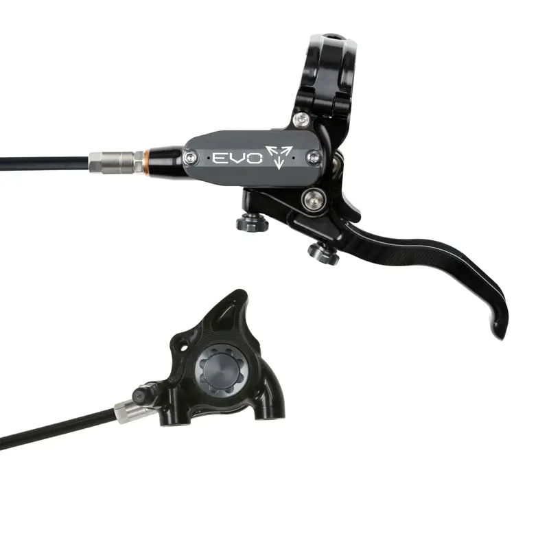 Balfes Bikes Hope Brake EVO X2 Flat Mount - No Rotor - Right Hand in Black/Smoke | Free postage over £30, £10 off first order, price match & 0% finance.