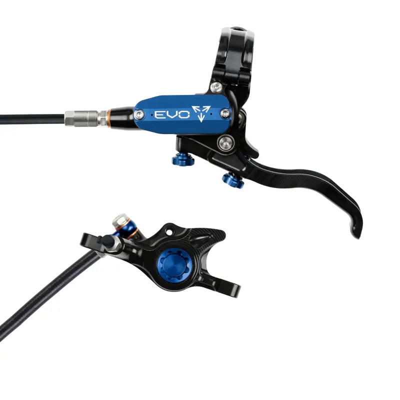Balfes Bikes Hope Brake EVO X2 - No Rotor - Left hand in Black/Blue | Free postage over £30, £10 off first order, price match & 0% finance.